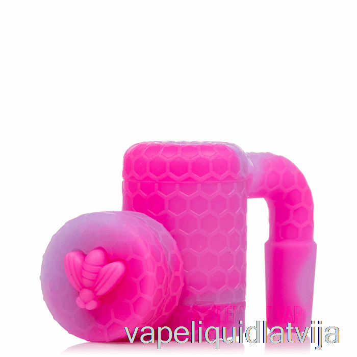 Stratus Bee Silikona Vaska Reclaimer Bubblegum (purpursarkana / Purpursarkana) Vape šķidrums